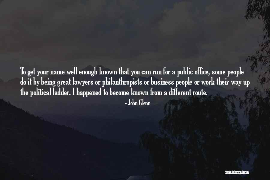 Running Business Quotes By John Glenn Running Business Quotes By John Glenn