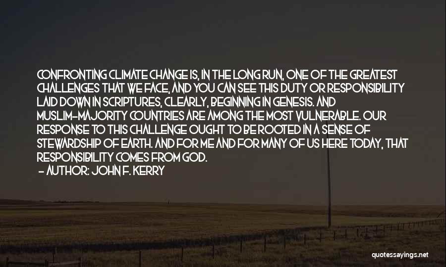 Running From God Quotes By John F. Kerry