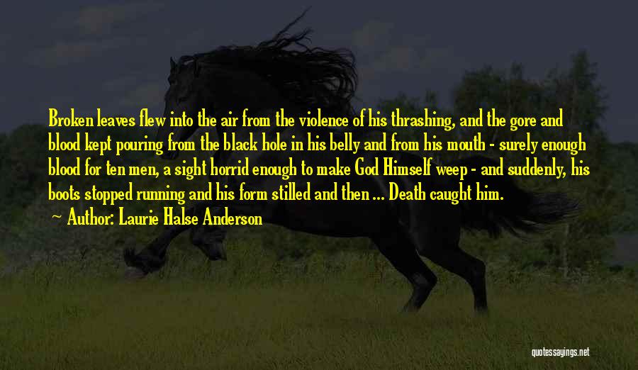 Running From God Quotes By Laurie Halse Anderson