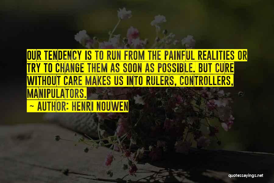 Running From Reality Quotes By Henri Nouwen