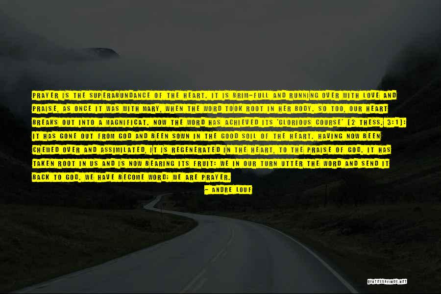 Running Its Course Quotes By Andre Louf Running Its Course Quotes By Andre Louf