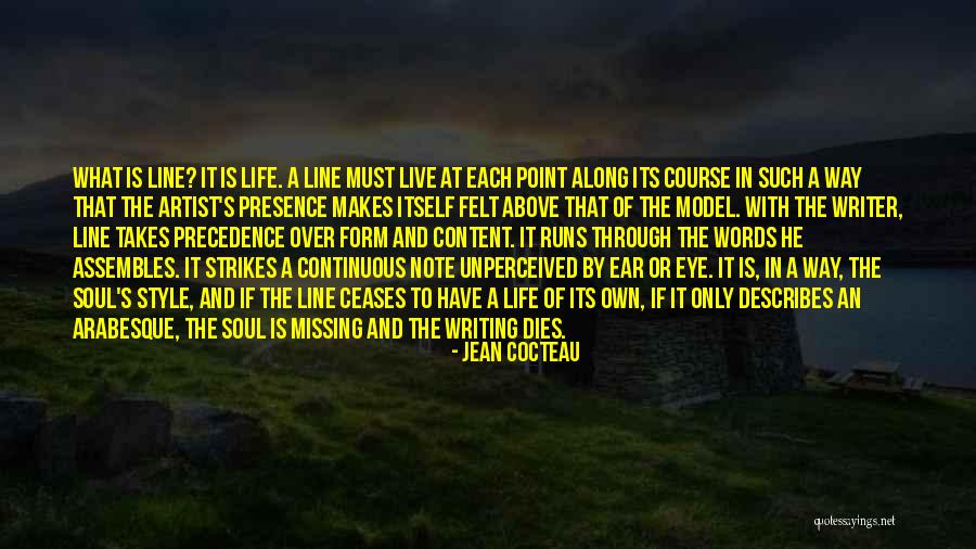 Running Its Course Quotes By Jean Cocteau Running Its Course Quotes By Jean Cocteau