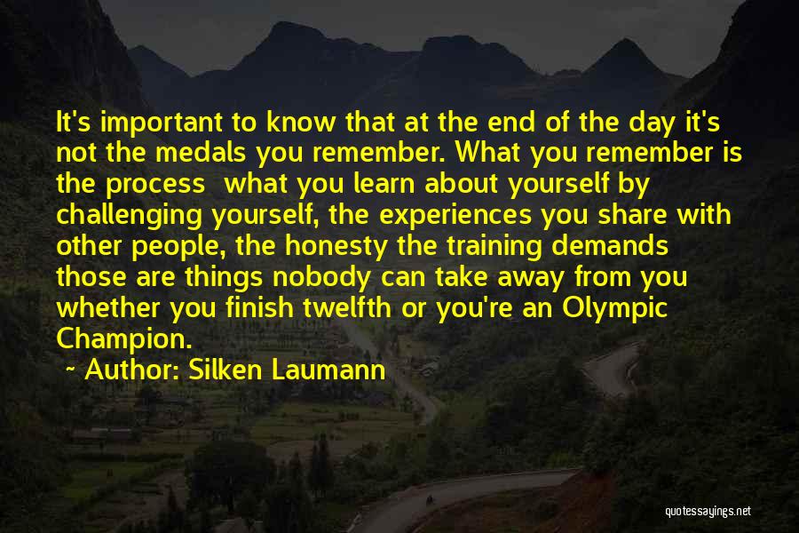 Running Medals Quotes By Silken Laumann