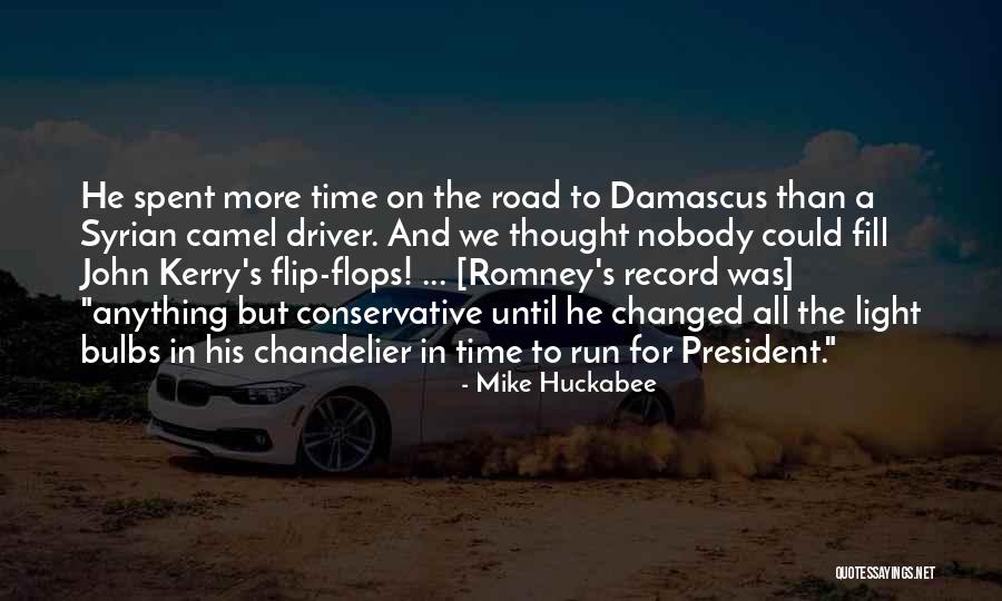 Running On The Road Quotes By Mike Huckabee