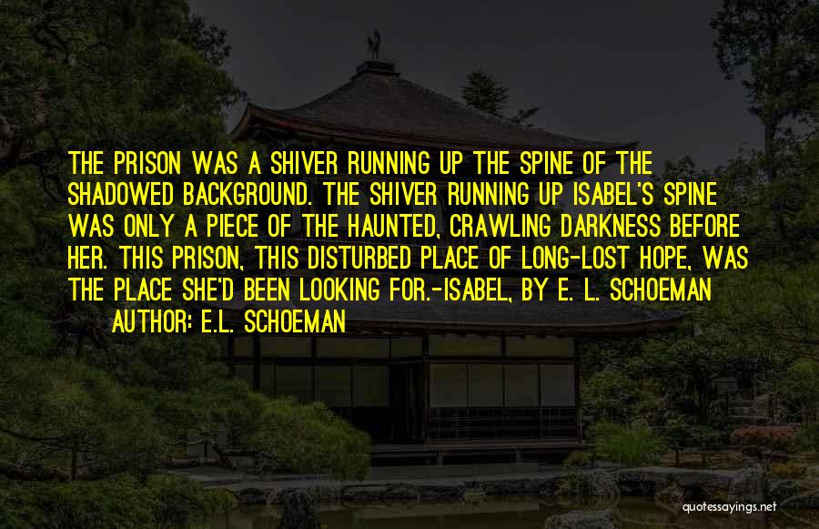 Running Out Of Hope Quotes By E.L. Schoeman