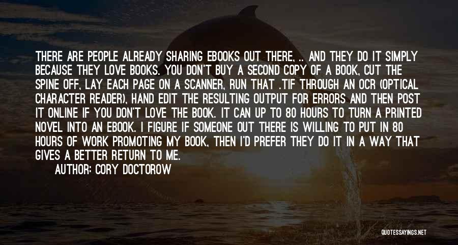 Running Out Of Love Quotes By Cory Doctorow