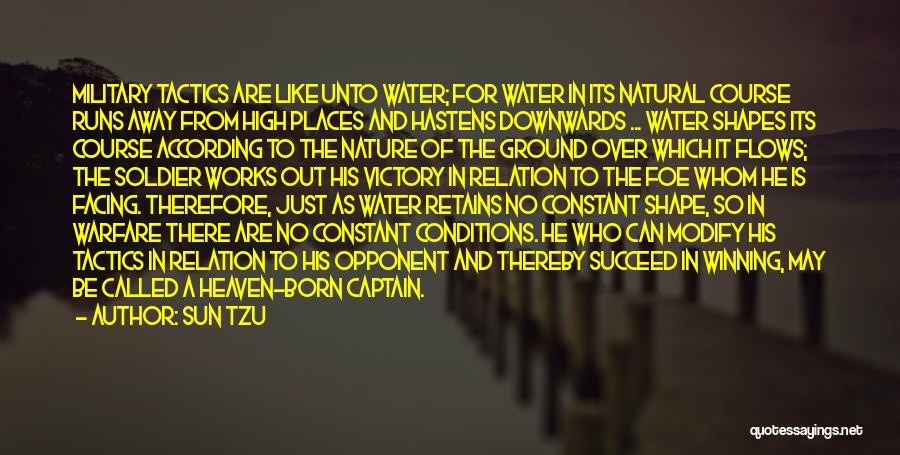 Running Out Of Water Quotes By Sun Tzu