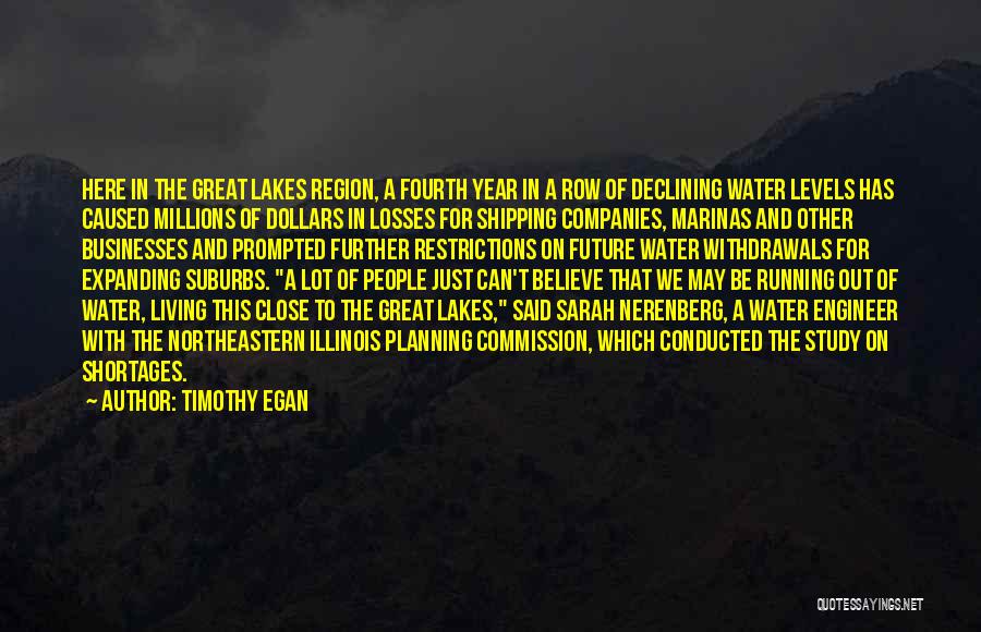 Running Out Of Water Quotes By Timothy Egan