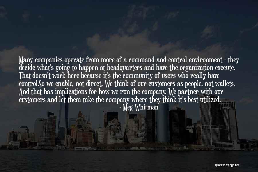Running Partner Quotes By Meg Whitman Running Partner Quotes By Meg Whitman