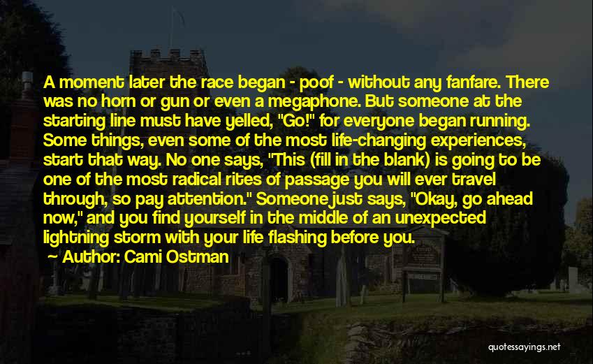Running The Race Quotes By Cami Ostman