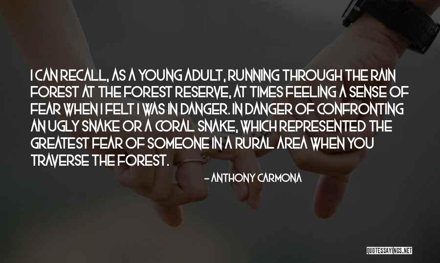 Running Through The Rain Quotes By Anthony Carmona