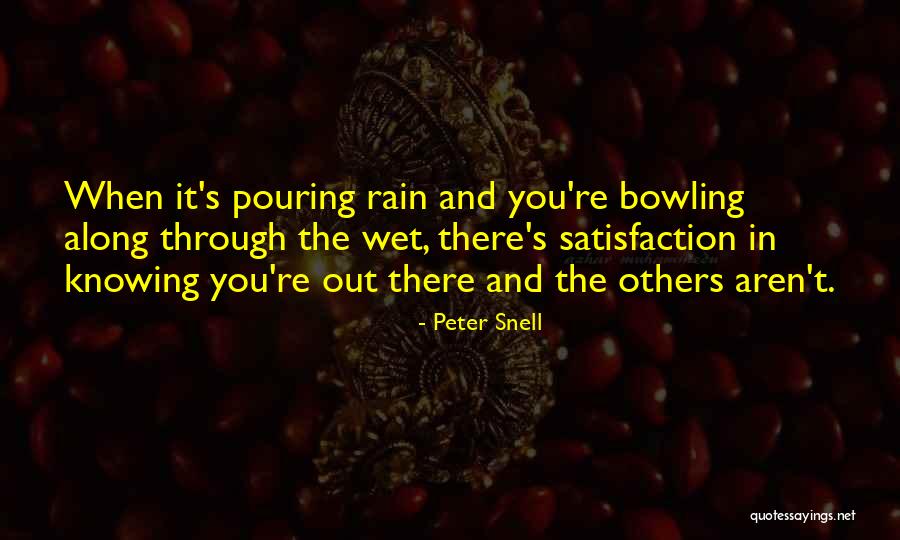 Running Through The Rain Quotes By Peter Snell