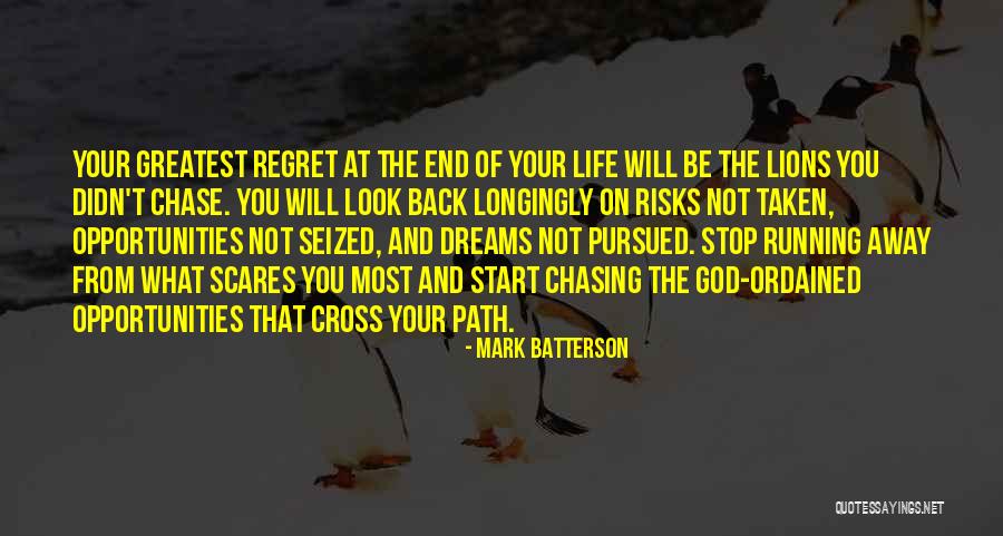 Running To Your Dreams Quotes By Mark Batterson