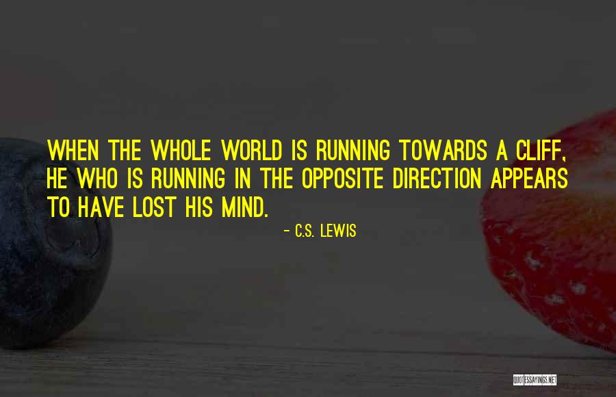 Running Towards Quotes By C.S. Lewis