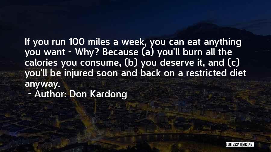 Running Track Quotes By Don Kardong