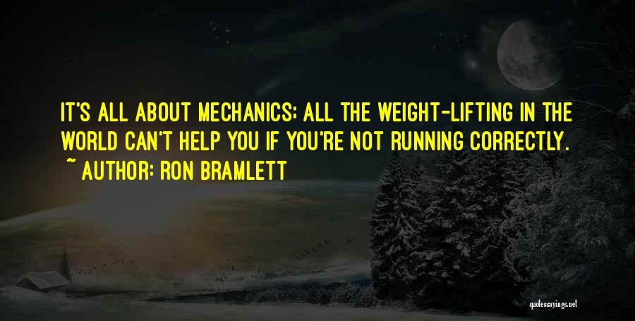 Running Track Quotes By Ron Bramlett