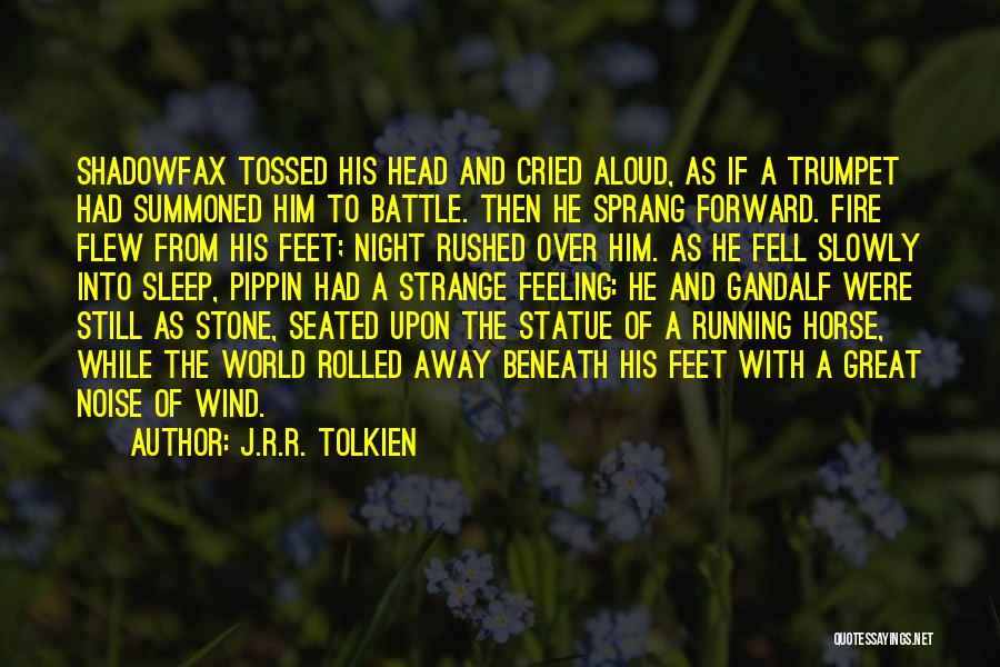 Running Wind Quotes By J.R.R. Tolkien