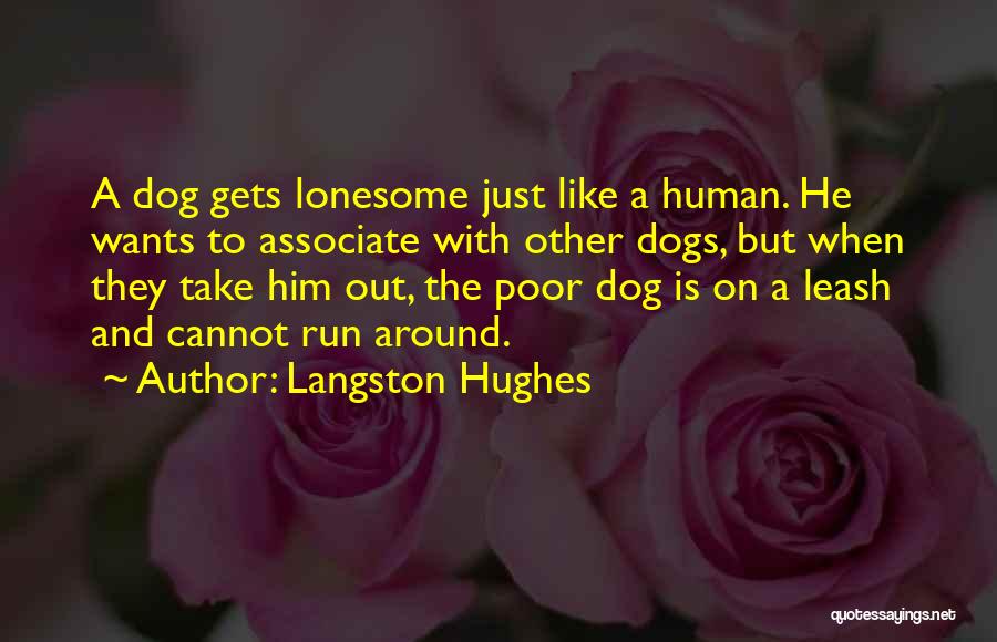 Running With Dogs Quotes By Langston Hughes