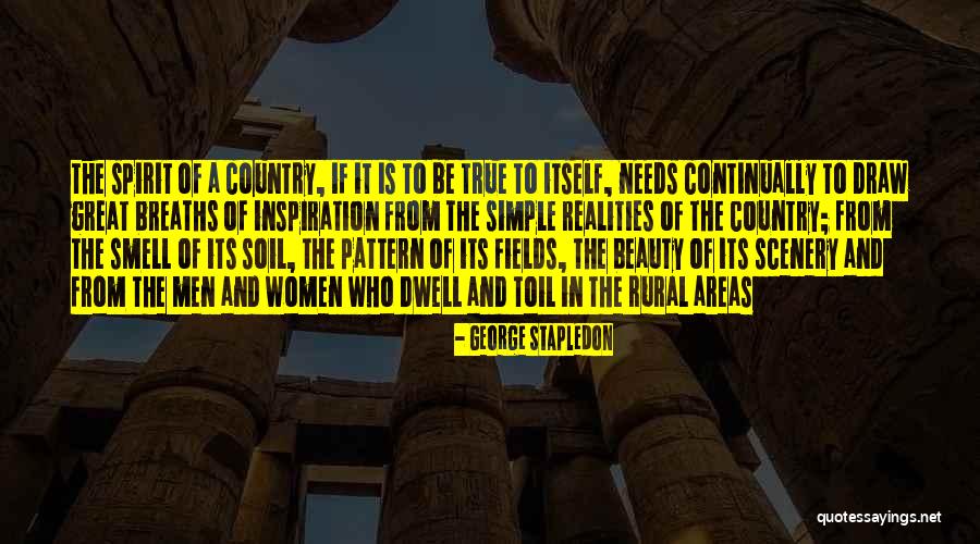 Rural Areas Quotes By George Stapledon Rural Areas Quotes By George Stapledon
