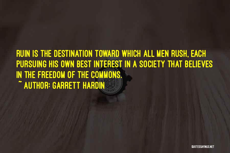 Rush Best Quotes By Garrett Hardin