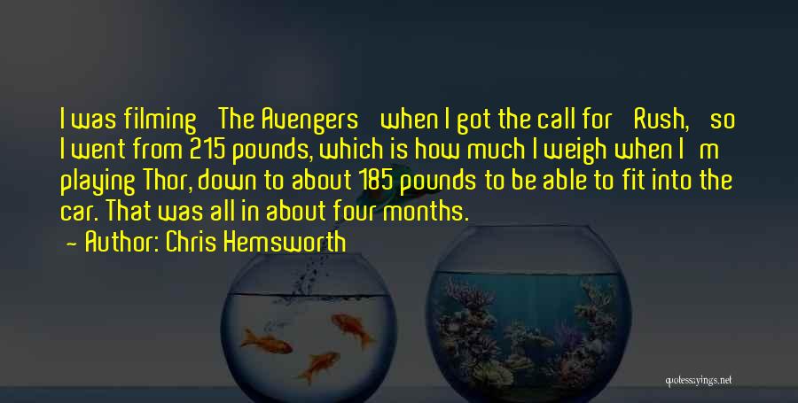 Rush Chris Hemsworth Quotes By Chris Hemsworth