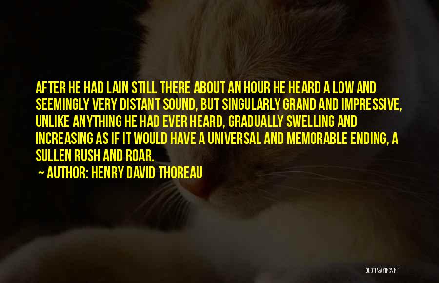 Rush Hour Quotes By Henry David Thoreau