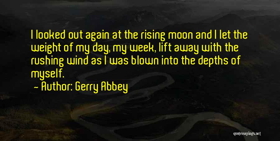 Rushing Life Quotes By Gerry Abbey
