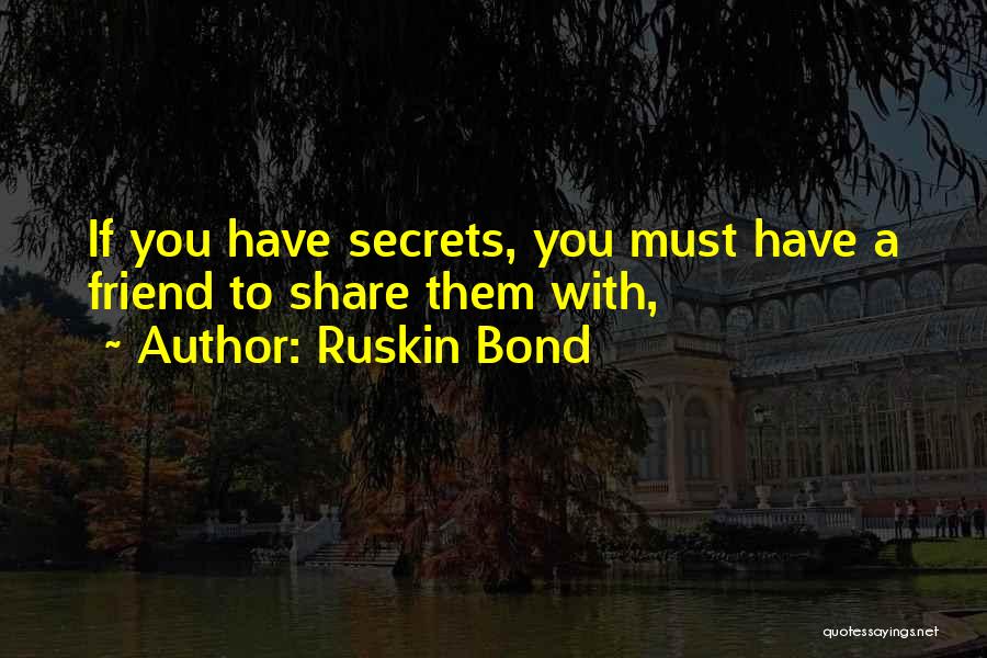 Ruskin Bond Quotes 887818