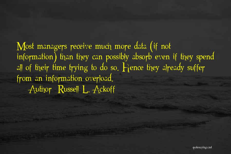 Russell L. Ackoff Quotes 828408