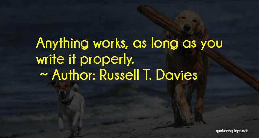 Russell T. Davies Quotes 1608613