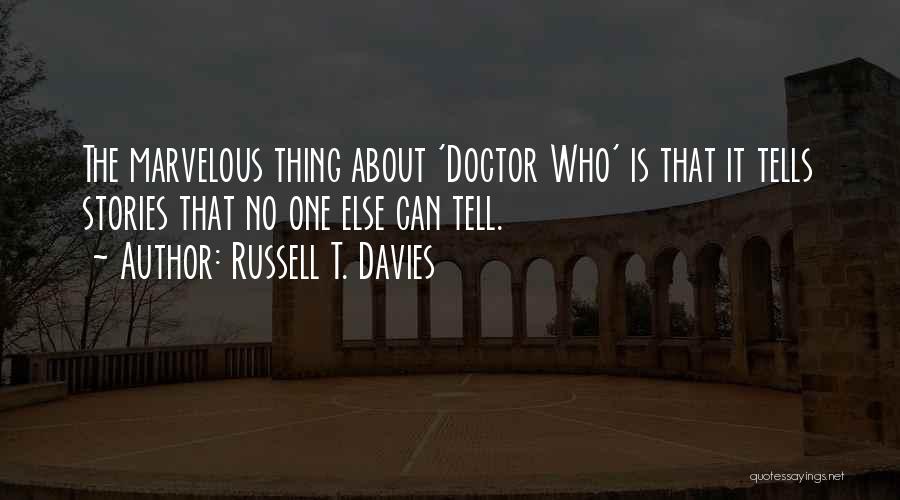 Russell T. Davies Quotes 495986