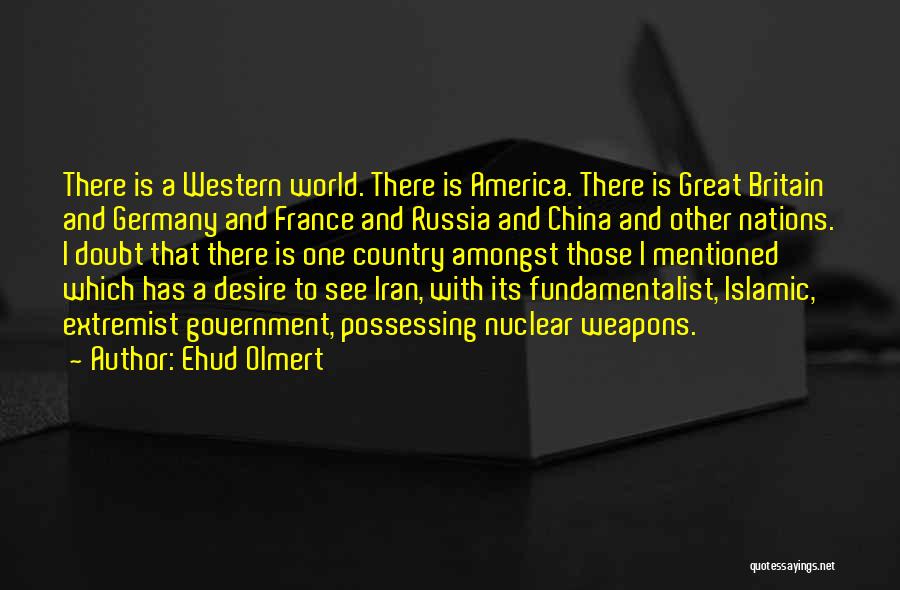 Russia And America Quotes By Ehud Olmert