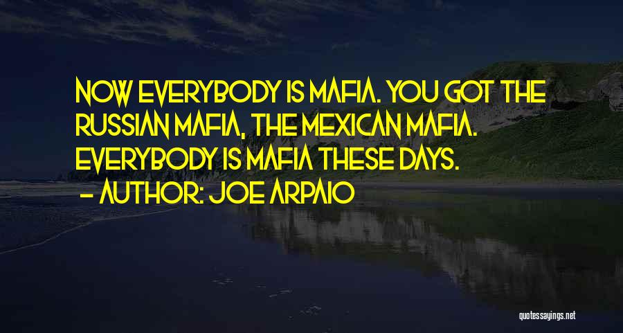 Russian Mafia Quotes By Joe Arpaio