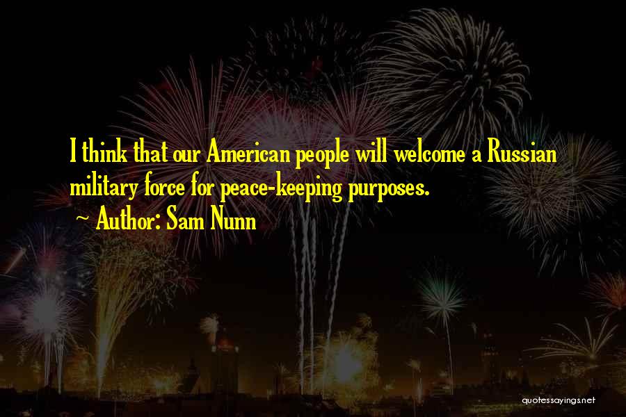 Russian Quotes By Sam Nunn