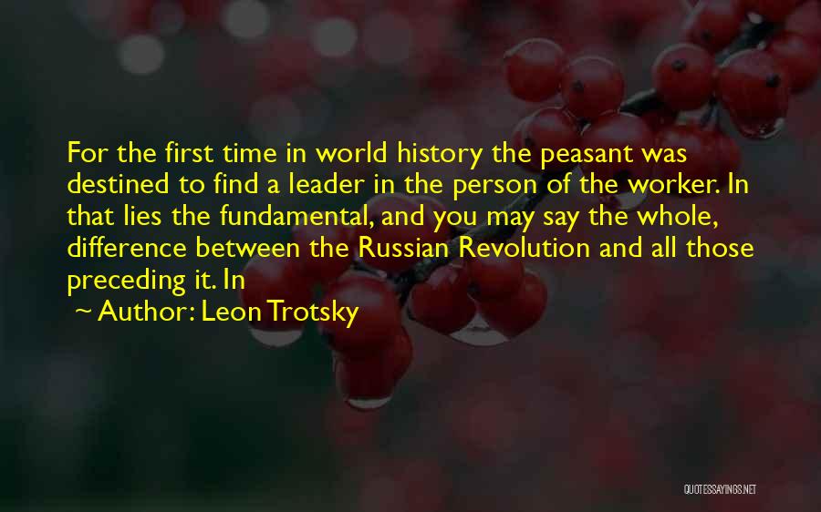Russian Revolution Quotes By Leon Trotsky