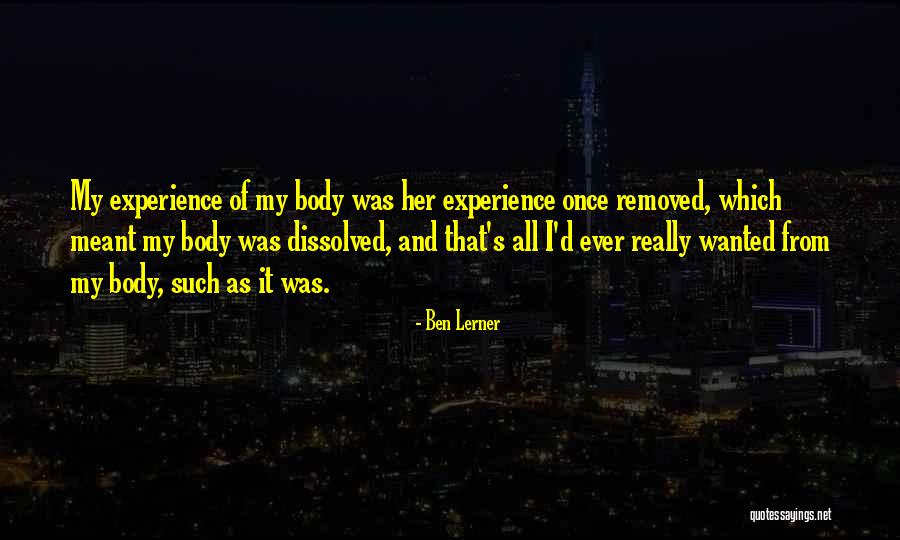 Russinovich Quotes By Ben Lerner Russinovich Quotes By Ben Lerner