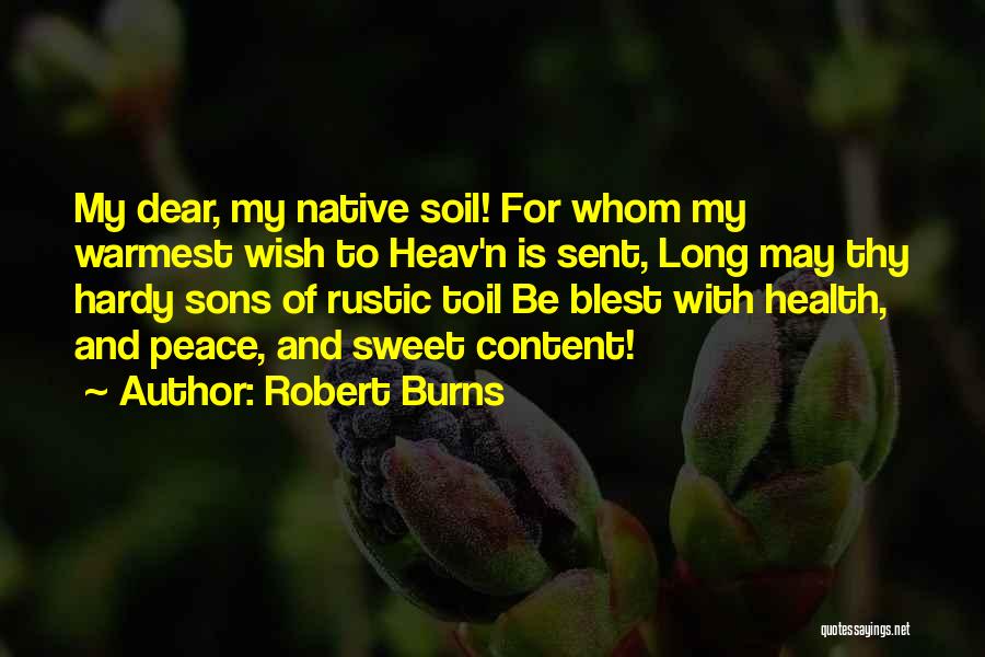 Rustic Quotes By Robert Burns