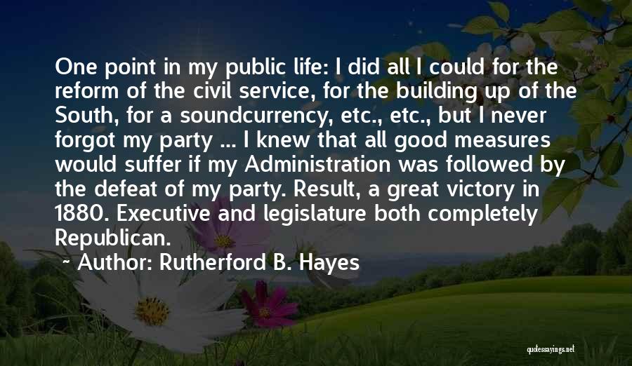 Rutherford B. Hayes Quotes 1116593