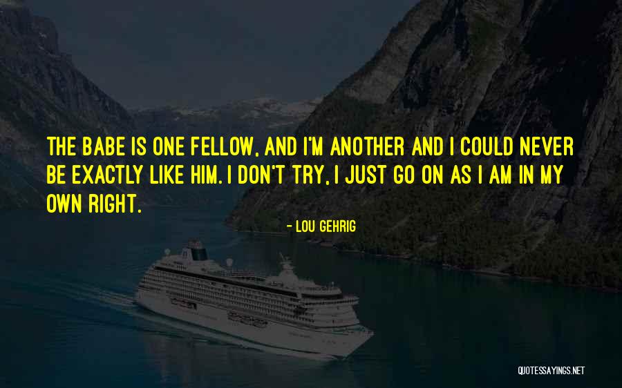 Ruzena Zatko Quotes By Lou Gehrig Ruzena Zatko Quotes By Lou Gehrig