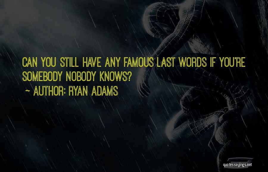 Ryan Adams Quotes 1277063