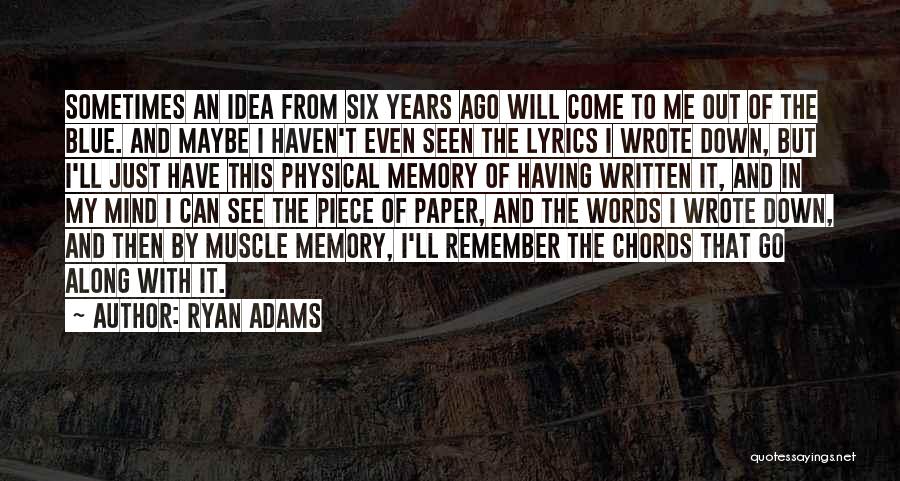 Ryan Adams Quotes 1835710