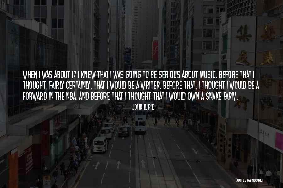Ryanne Mckay Quotes By John Lurie Ryanne Mckay Quotes By John Lurie