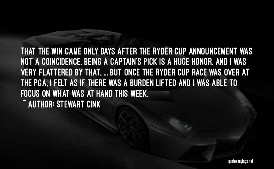 Ryder Quotes By Stewart Cink