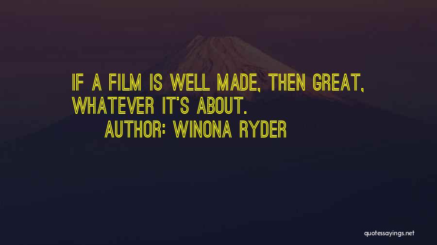 Ryder Quotes By Winona Ryder