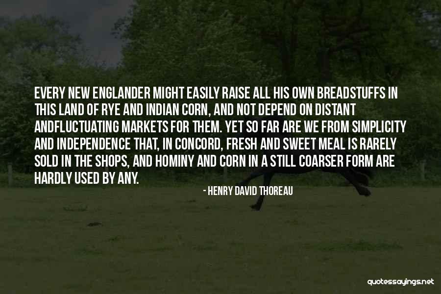 Rye Quotes By Henry David Thoreau