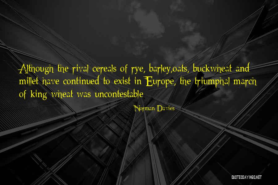 Rye Quotes By Norman Davies