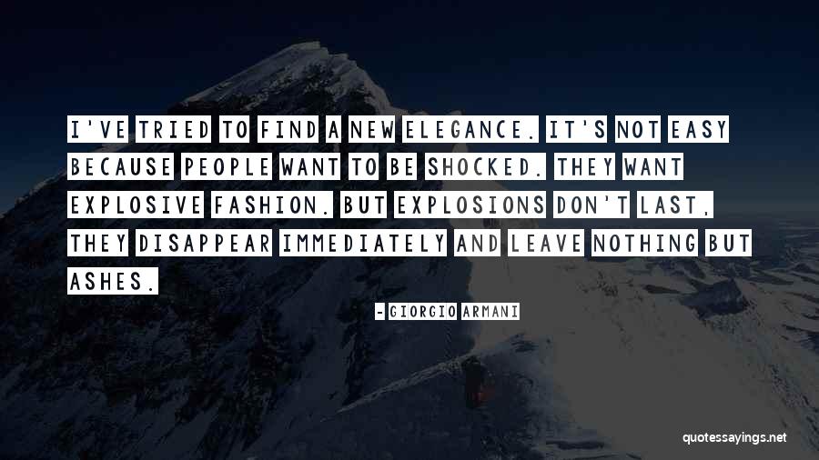 Rysdam Elgin Quotes By Giorgio Armani