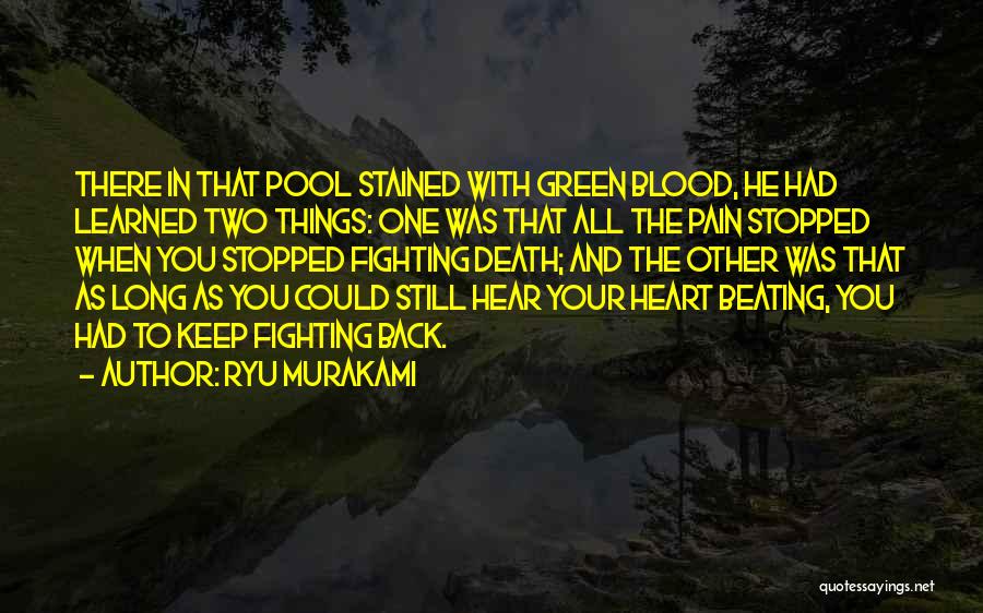 Ryu Fighting Quotes By Ryu Murakami