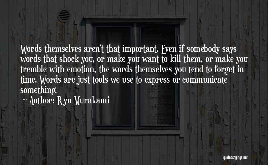 Ryu Quotes By Ryu Murakami