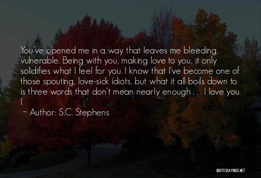 S.C. Stephens Quotes 501979